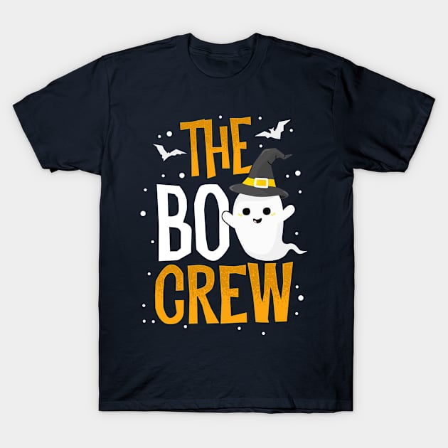 The Boo Crew T-Shirt Halloween Ghost Trick or Treat Outfit T-Shirt by 14thFloorApparel